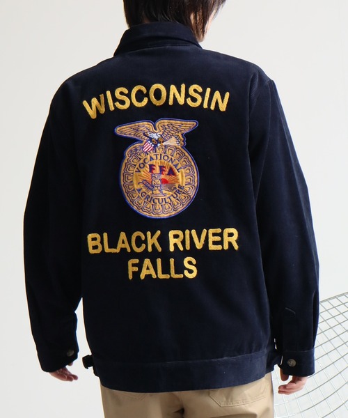 HOUSTON | 【HOUSTON/ヒューストン】CORDUROY EMBROIDERY JACKET (FFA