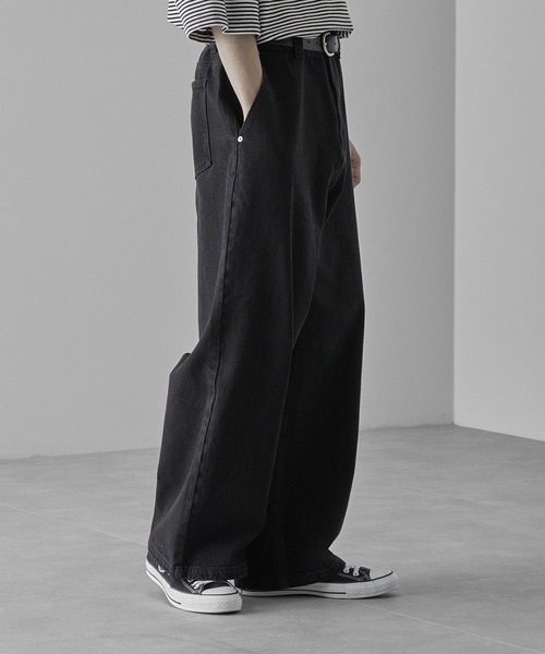 パンツ 6crayon buggy pants King Logo Buggy Denim Pants – YZ