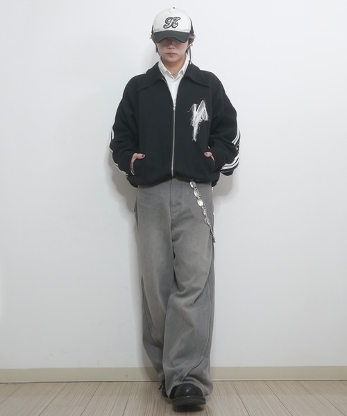 【GRANCY】ジップデザインシュレディンガートラックジャケット GRANCY】Zipdesign Schroedinger Track Jacket / ジップデザイン