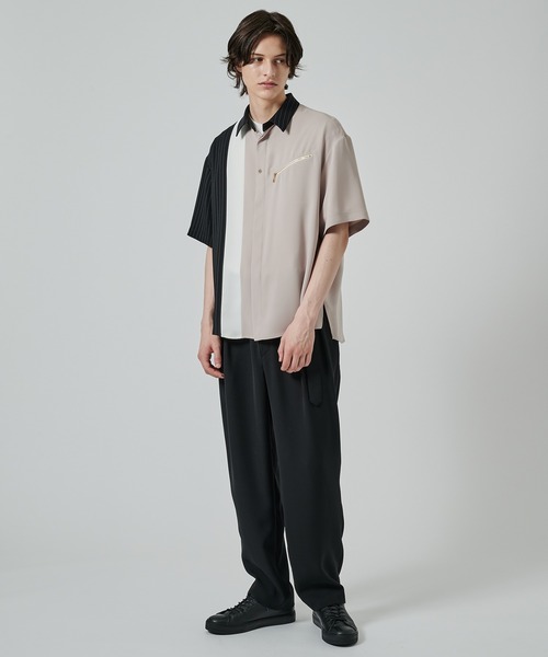 CULLNI | 【CULLNI】2Tuck Pants with Long Belt for STUDIOUS - Buyee