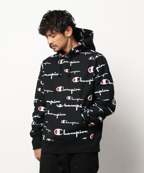 CHAMPION | 《Champion》REVERSE WEAVE P/O HOOD ALL OVER PRINT