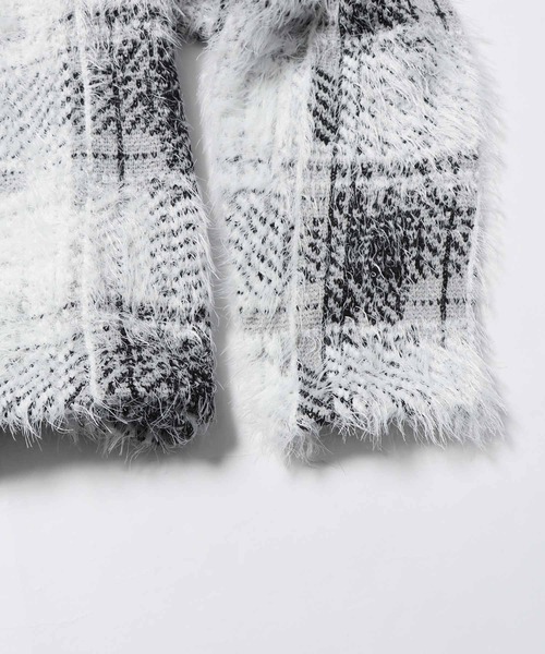 【新品】STUSSY HAIRY PLAID CARDIGANモヘアカーディガン stussy Hairy Plaid Cardigan 22fw モヘア - メルカリ