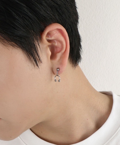 mari53◆ラフドロップカット クンツァイトピアス セール】ドロップチェーン ボディピアス 16G (片耳用