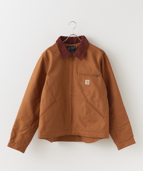 Carhartt J01デトロイトジャケット ダックジャケット S ブラウン Carhartt ブルゾン アウター Carhartt/カーハート デトロイト