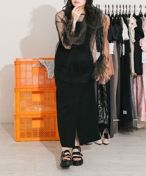 DONOBAN | 【ANDRESD】blooming tulle dress［ブルーミングチュール