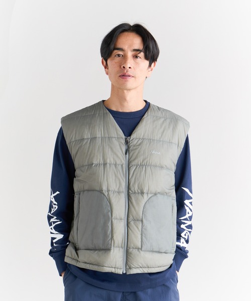 NANGA | SHEER DOWN VEST/シアーダウンベスト - Buyee, an