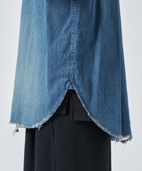 トップス marka DAMAGE SHIRT 別注〉DAMAGE SHIRT | MARKAWARE/MARKA