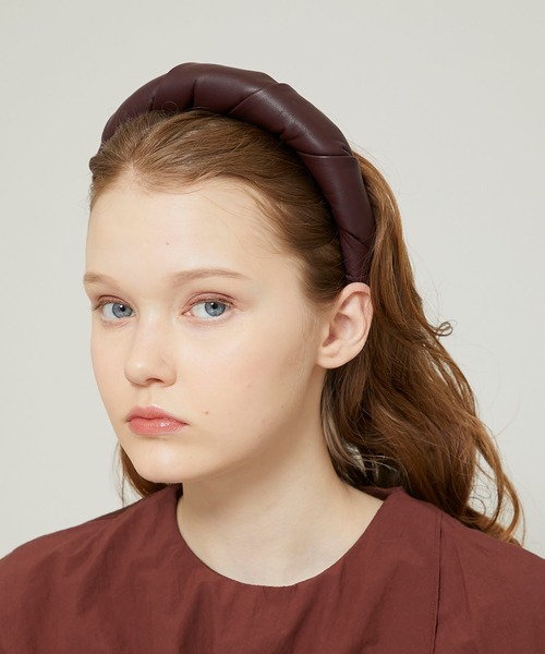 FUMIE TANAKA | 【FUMIE=TANAKA(フミエタナカ)】ヘッドバンド / レザー