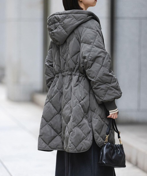 URBAN RESEARCH | キルティングドロストダウンコート - Buyee, an 