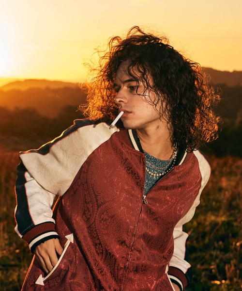 GLAMB | Aging Paisley Ska Jumper / エイジングペイズリースカ