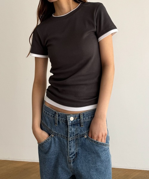 CANAL JEAN | El mar コットンショートジャケット - Buyee, an