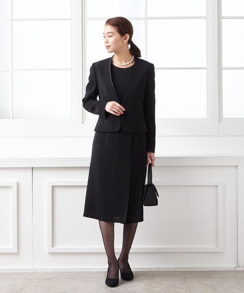 Aimer 喪服 礼服 ｖ字ジャケットオリジナルブラックフォーマルアンサンブル Buyee An Online Proxy Shopping Service Shop At Zozotown Bot Online