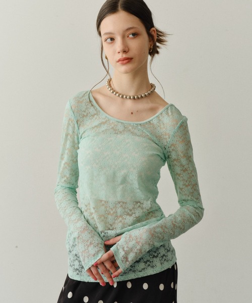 YAE | 2way lace top／2wayレーストップス - Buyee, an Online Proxy 