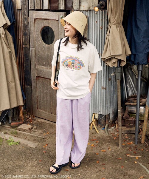 tシャツ SANRIO/サンリオ 「サイズ展開追加」サンリオキャラクターズ レインボーロックＴシャツ レディース FREAK'S STORE/＜サイズ展開追加＞サンリオキャラクターズ