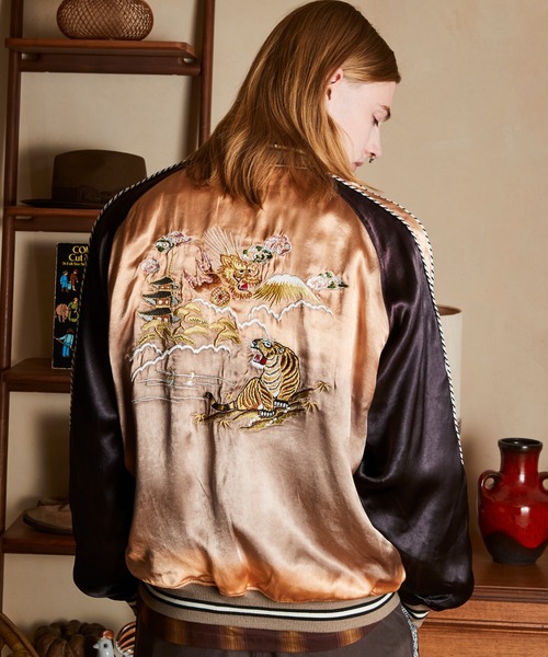 SCHOTT | Schott/ショット/RAYON SUKA ASING JACKET/レーヨン