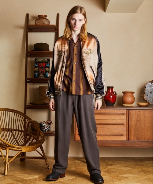 SCHOTT | Schott/ショット/RAYON SUKA ASING JACKET/レーヨン