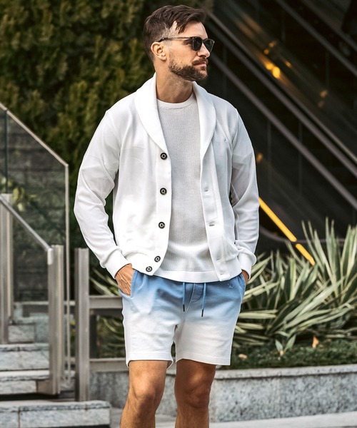 メンズウェア 1piu1uguale3 KNIT SHORTS 1piu1uguale3 KNIT SHORTS JAQURED LOGO