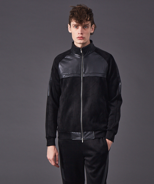5351 POUR LES HOMMES ブラックラムレザージャケット 5351 POUR LES