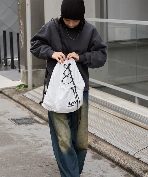 UMBRO | UMBRO/アンブロ 別注 ロゴ刺繍 ナイロン ドローコード