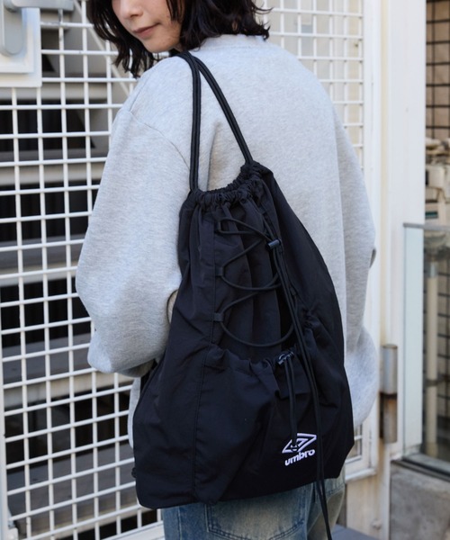 UMBRO | UMBRO/アンブロ 別注 ロゴ刺繍 ナイロン ドローコード