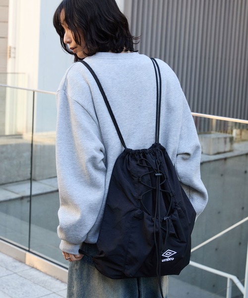 UMBRO | UMBRO/アンブロ 別注 ロゴ刺繍 ナイロン ドローコード
