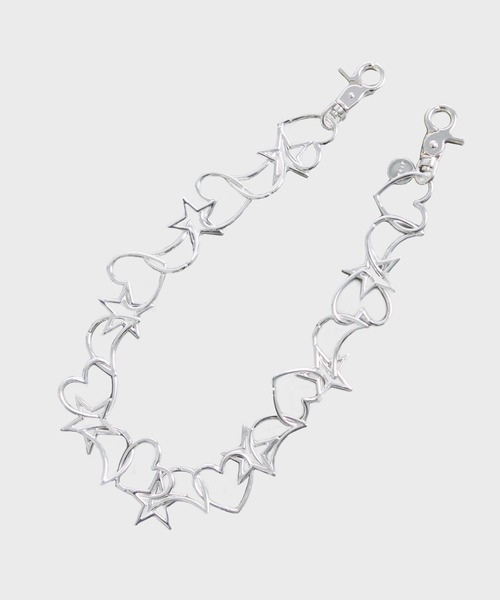 Jieda 2WAY STAR MOON HEART CHAIN ネックレス STAR MOON HEART