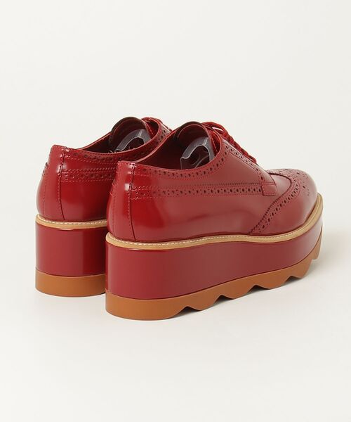 PRADA プラットフォームシューズ 厚底 ウィングチップ 35 PRADA | ウィングチップ プラットフォームシューズ - Buyee, an Online