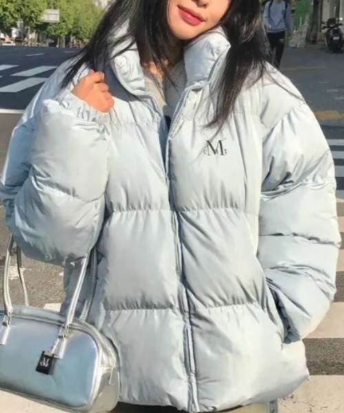 ホワイト ダウンジャケット MUCENT MUCENT | 【日本未発売/WEB限定】MUCENT(ムセント)/中綿 ジップアップ