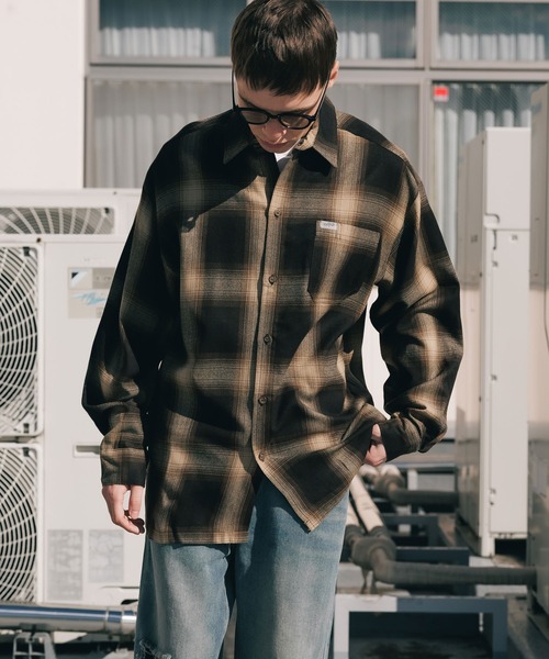 CAL TOP | CALTOP/キャルトップ L/S SHIRT PLAID 長袖シャツ オンブレ CAL TOP | CALTOP/キャルトップ L/S SHIRT PLAID 長袖シャツ オンブレ