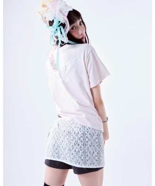 スカート Smyeon Multi ribbon tiered skirt セール】Multi ribbon tiered skirt/マルチリボンティアード