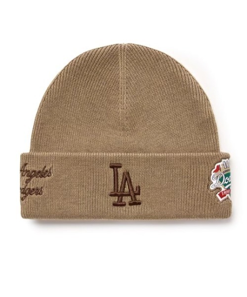 MLB Korea 限定　パッチ　ニット帽　新品　タグ付き　入手困難　即日発送 MLB ニット帽 ニットキャップ レディース メンズ : ZOZOTOWN Yahoo!店