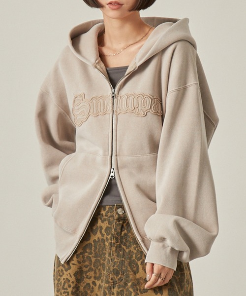 SNAP CLUB | 【Snap club】ヴィンテージ加工 ダメージパッチロゴ