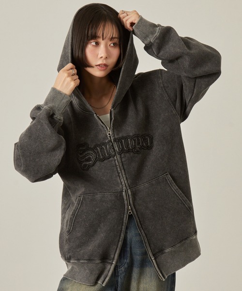 SNAP CLUB | 【Snap club】ヴィンテージ加工 ダメージパッチロゴ