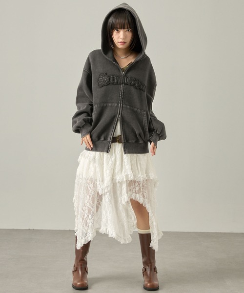 SNAP CLUB | 【Snap club】ヴィンテージ加工 ダメージパッチロゴ