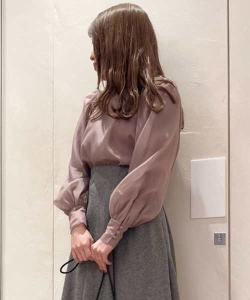 Snidel オーガンシースルーブラウス Buyee Servis Onlajn Proksi Magazin V Zozotown