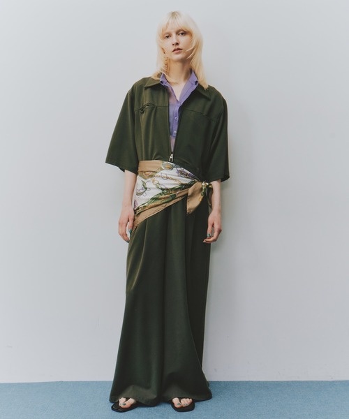 【逸品】・【サステナブル】ペプラムロンパース ADAM ET ROPÉ FEMME(アダム エ ロペ ファム) / 【逸品