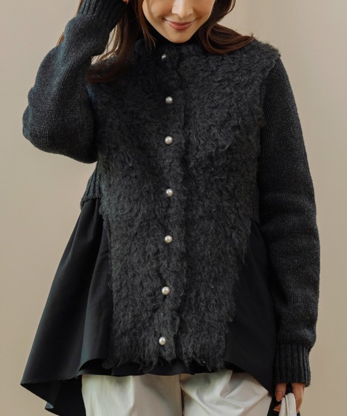 SONO LIMITED STORE スマートティアードジャケカーディガン SONO