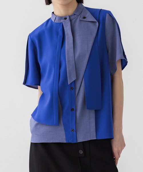 UNITED TOKYO ブラウス ツイストフロントブラウス（シャツ/ブラウス