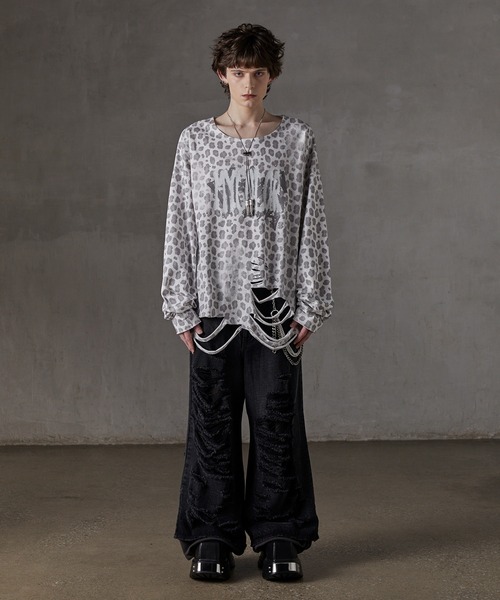 【GRANCY】グラフィックデザインリバーシブルTシャツ ブラウン M GRANCYグラフィックデザインリバーシブルTシャツM （GRANCY t