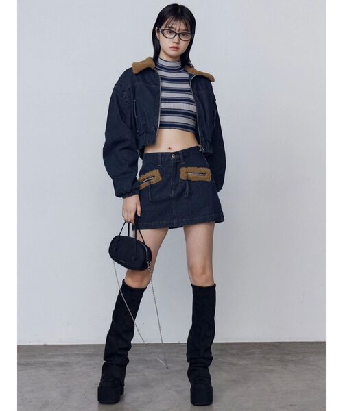 EMODA | ルーズフレアカバーフィットブーツ - Buyee, an Online