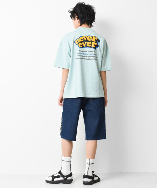RAT EFFECT | デニムサイドラインハーフパンツ - Buyee, an