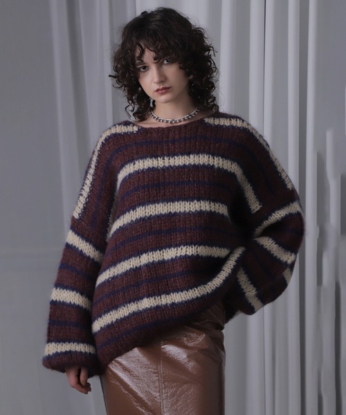 mici rosebud モヘアミックスオーバーニット ROSE BUD | (mici)モヘアミックスオーバーニット - Buyee, an