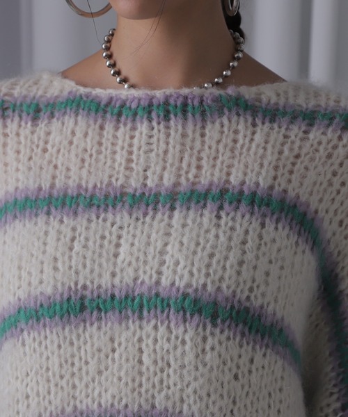 mici rosebud モヘアミックスオーバーニット ROSE BUD | (mici)モヘアミックスオーバーニット - Buyee, an