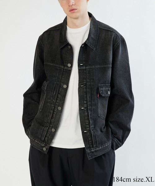 【Levi's(R)| BIOTOP】 TYPE 2 TRUCKER BLKEX BIOTOP | 【Levi's(R)| BIOTOP】 TYPE 2 TRUCKER BLK EX - Buyee