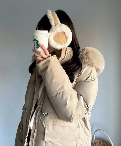 SILLY | 【寒い冬でも可愛く防寒！】ムートンイヤーマフ - Buyee, an