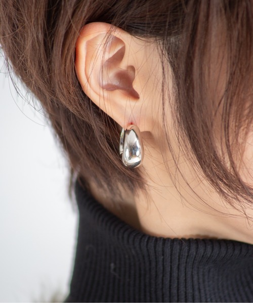 TOM WOOD | 【TOMWOOD】Ice Hoop Medium アイスフープ シルバー ピアス