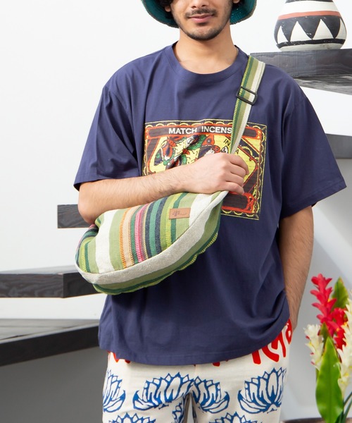 チャイハネ | 【チャイハネ】ネパール手織りコットンクレセントバッグ