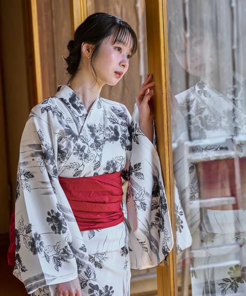 MIDEAL | original floral pattern yukata / オリジナル花柄浴衣