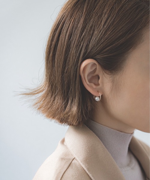 JEWEL CLOSET BY L&CO. | K10 淡水パール フープ ピアス - Buyee, an