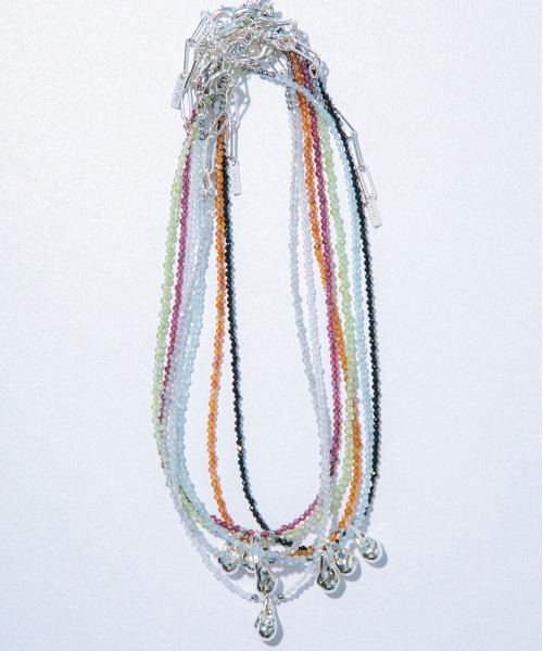 LAPUIS | LAPUIS(ラピュイ)Oyster Gemstone Necklace - Buyee